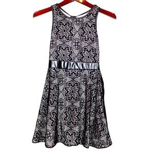 Franki & Jack Black Lace Dress​, Girl's Large (10-12)